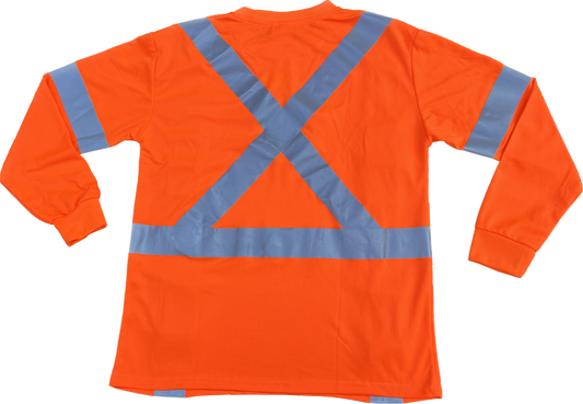 ANSI CLASS 3 Reflective safety t-shirt tee with pockets